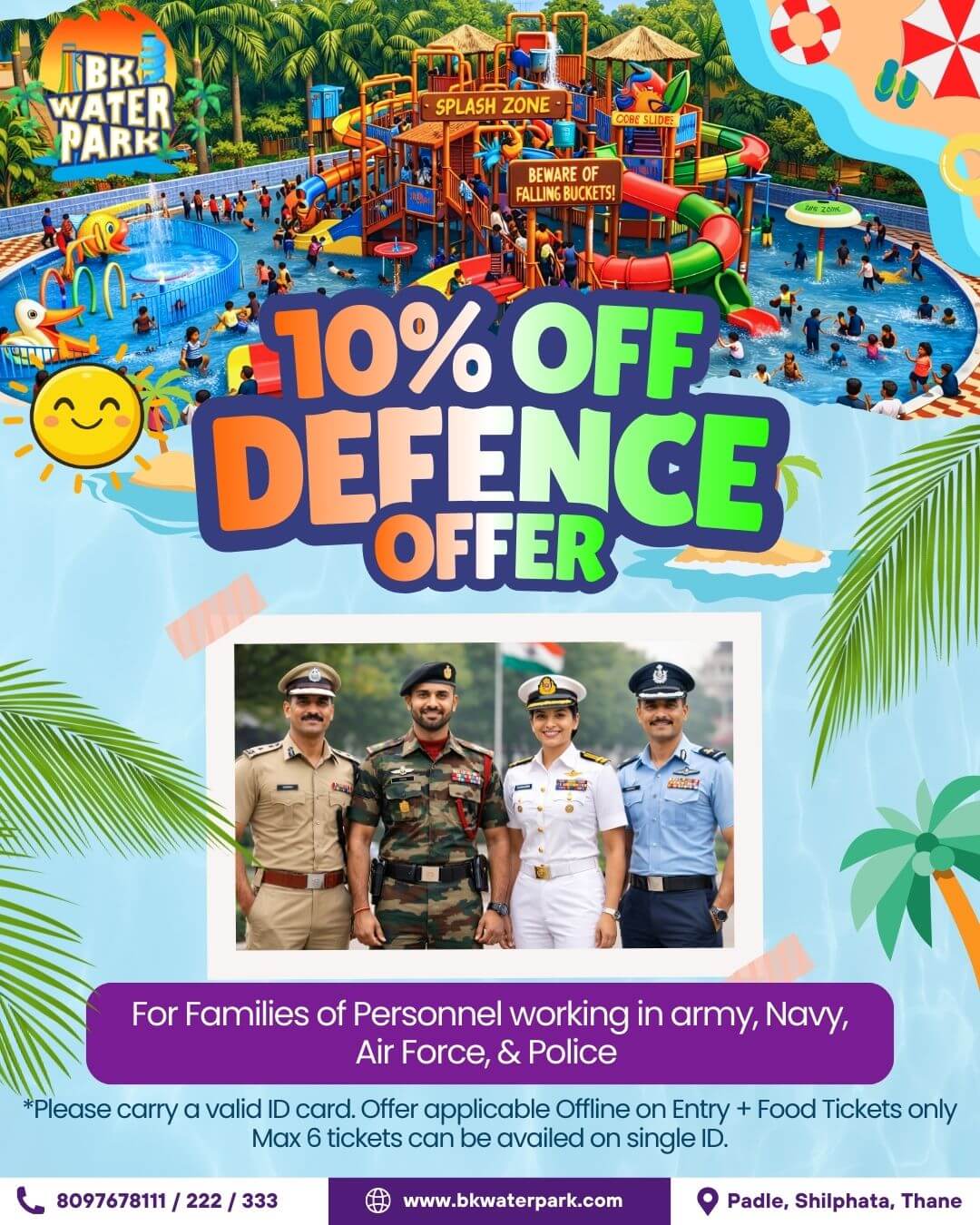 BK Waterpark Defence Offer